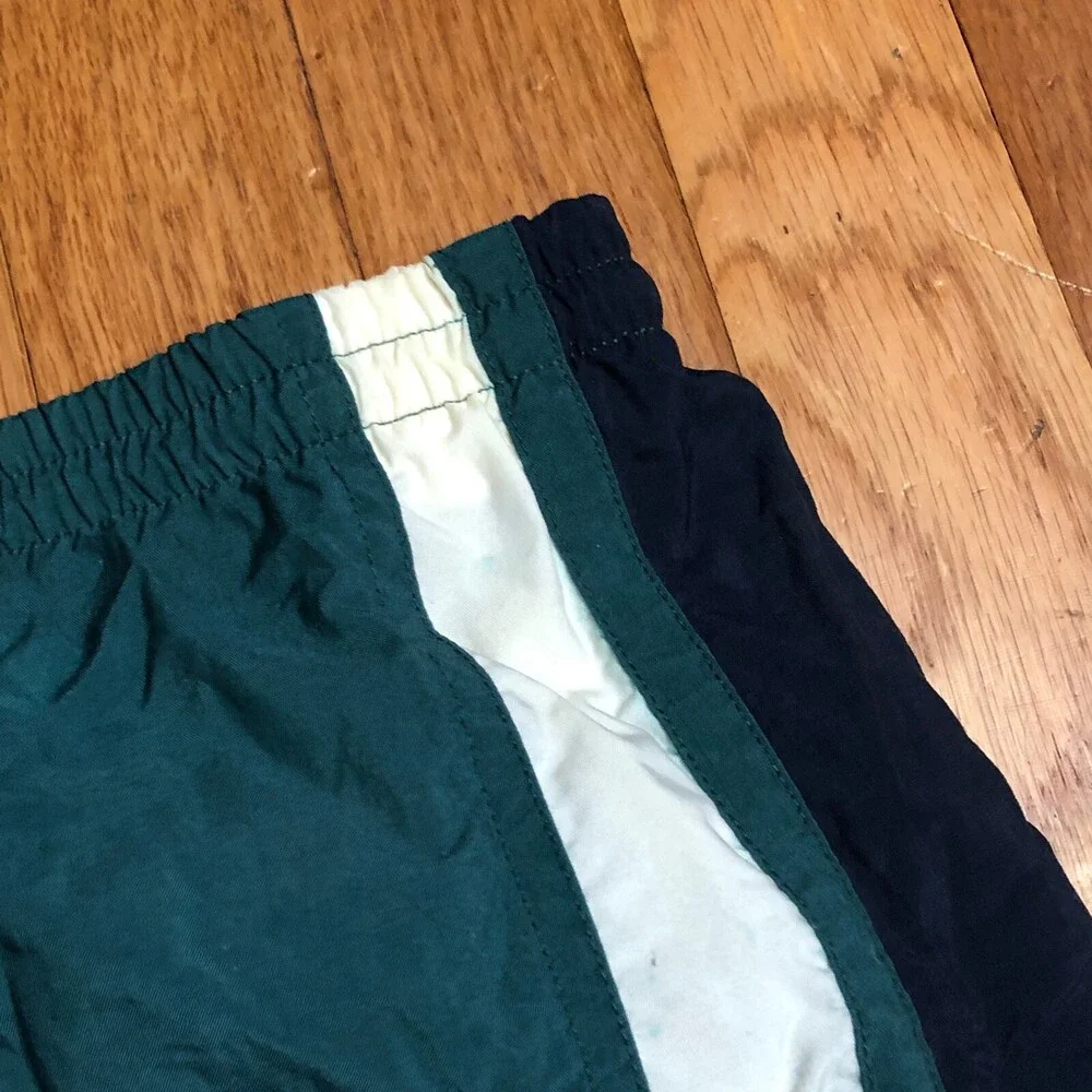 Nautica Swim‎ Short Mens Large GreenSwim Trunks Netting Drawstring Polyester